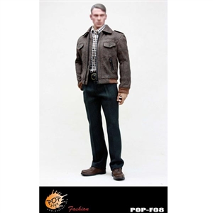 Uniform Set: POP Toys Leather Bomber Jacket Set (POP-F8)