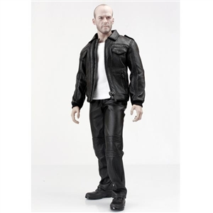 Uniform Set: POP Toys Men's Leather Bomber Jacket Set (POP-F10)