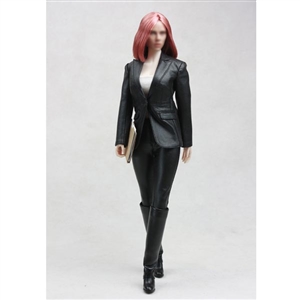 Clothing Set: POP Toys Female Spy Leather Suit (POP-X14)