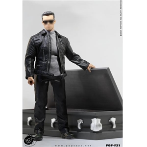 Clothing Set: POP Toys Leather Jacket Robot w/Coffin (POP-F21)