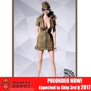 Uniform Set: POP Toys Sexy War Women Suit Cloth Version Tan (POP-F27A)