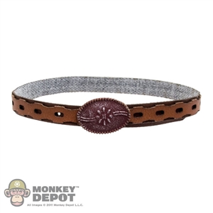 Belt: POP Toys Brown Leather Belt