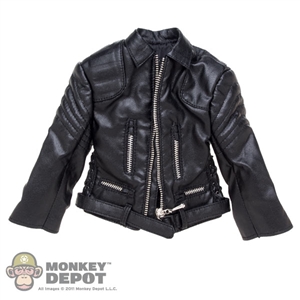 Jacket: POP Toys Black Leatherlike Jacket