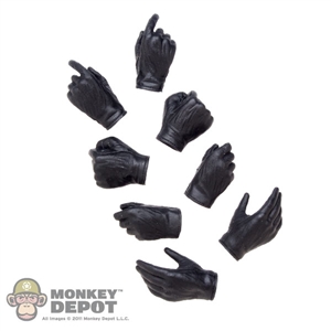 Head: POP Toys Black Molded Glove Set