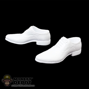 Shoes: POP Toys White Molded Dress Shoes