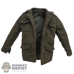 Coat: Redman Female Teenage Green Military Jacket