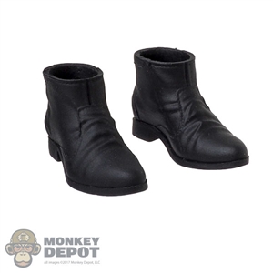 Boots: Redman Mens Black Molded Boots