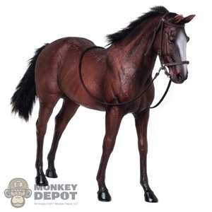 Horse: Star Ace Molded Brown Horse