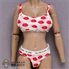 Lingerie: SA Toys CK Kisses Bra and Brief Underwear Set