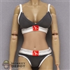 Lingerie: SA Toys CK Gray Bra and Underwear Set