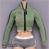 Coat: SA Toys CK Green Female Track Jacket