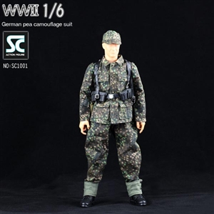 Uniform Set: Soldier Country German WWII Pea Camouflage Suit (SC1001)