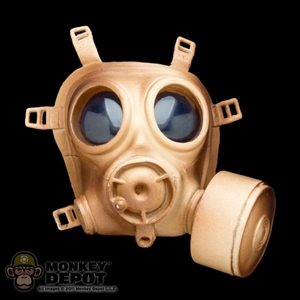 Gas Mask: Soldier Country Tan British Gas Mask