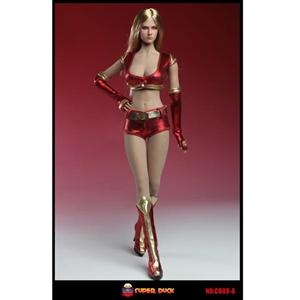 Clothing Set: Super Duck Red Cheerleading Outfit (SUD-C008A)