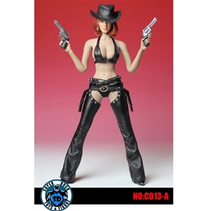 Clothing Set: Super Duck Sexy Cowgirl Clothing Set in Black (SUD-C013A)