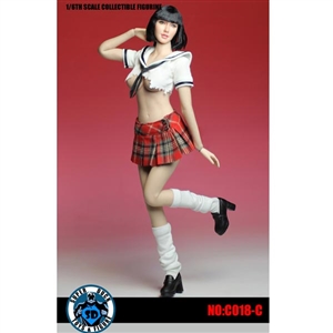 Outfit Set: Super Duck Girls Uniform in Red (SUD-C018C)