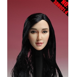 Head: Super Duck Asian Sculpt w/Black Hair (SUD-SDH001A)