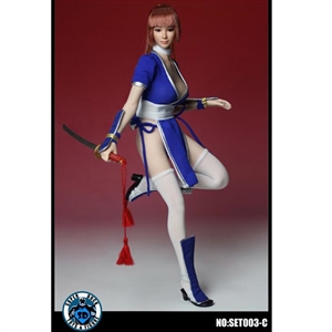 Clothing Set: Super Duck Fighting Girl in Blue (SUD-SET003C)