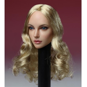 Head: Super Duck European Head Sculpt w/Blonde Curly Hair (SUD-SDH005B)