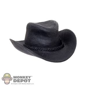 Hat: Super Duck Female Molded Black Cowboy Hat