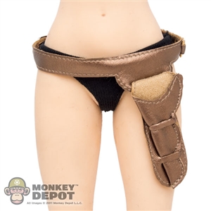 Holster: Super Duck Brown Female Leatherlike Right Holster