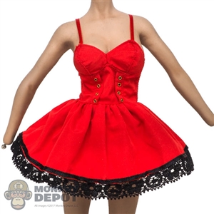 Dress: Super Duck Female Red Sundress