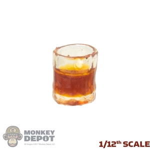 Glass: Shark Toys 1/12th Whiskey Glass (Half Full)