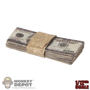 Money: Shark Toys 1/12th Stack of Hundred Dollar Bills
