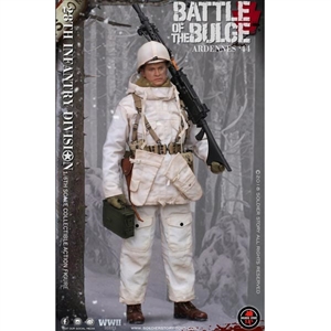 Boxed Figure: Soldier Story US Army 28th Infantry Division Machine Gunner Arden 1944 (SS-111)