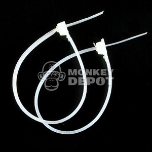 Handcuffs: Soldier Story Zip Ties White Pair