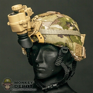 Helmet: Soldier Story MICH w/PSQ-20 NVG + Battery Case - Multicam