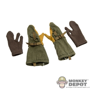 Gloves: Soldier Story US M-1951 Winter Trigger Mittens w/ Inserts