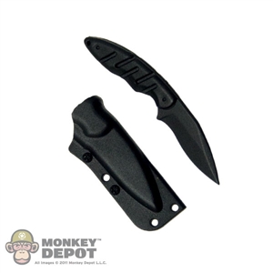 Knife: Soldier Story Black w/ Sheath