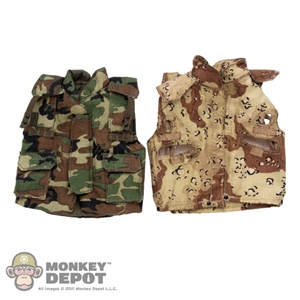 Vest: Soldier Story PASGT Body Armor w/Desert Camo PASGT Flak Jacket Cover