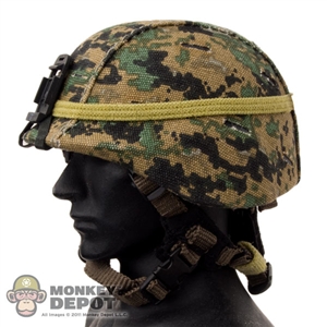 Helmet: Soldier Story USMC MICH w/Cover, NVG Bracket in Woodland Marpat