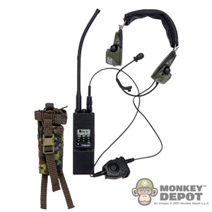 Radio: Soldier Story PRC 148 MBITR w/PELTOR COMTEC II Headset & Pouch