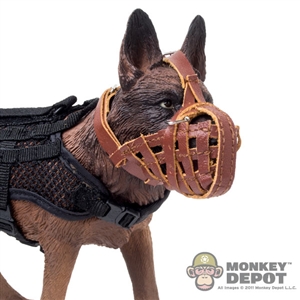 Mask: Soldier Story Leather Dog Muzzle