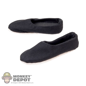 Shoes: Soldier Story Black Cloth Shoes