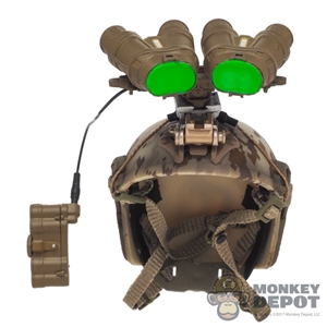 Helmet: Soldier Story Ops Core Fast Ballistic w/GPNVG18 NVG + LED Light Module