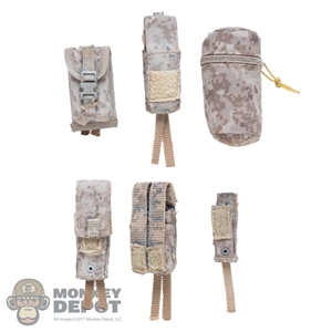 Pouch: Soldier Story 6 Piece EI AOR1 Pouch Set (Light Snow Spray))