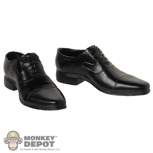 Shoes: Soldier Story Molded Black Dress Shoes