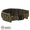 Belt: Soldier Story Mens Green Pistol Belt w/Pad