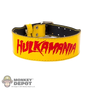 Belt: Storm Collectibles Yellow Hulkamania Belt