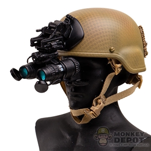 Helmet: Playhouse MICH Camo w/AN/PVS-15 NVG