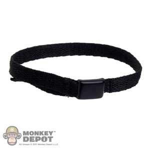 Belt: Subway Black Cloth Belt