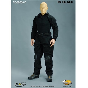 Uniform Set: Toys City Gen3 Combat Uniform Set In Black (TCT-62006D)