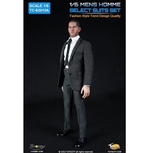 Uniform Set: Toys City Mens Hommes Fashion Suits Set - Stripes (TCT-62015A)