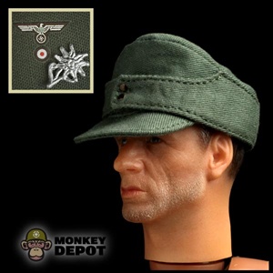 Hat: Toys City German WWII Bergmutze w/Insignia