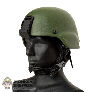 Helmet: Toys City MICH Green w/NVG Mount