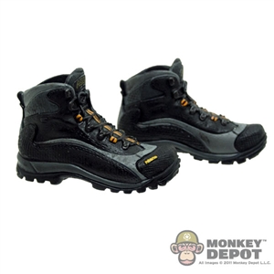 Boots: Toys City Combat Black/Gray (No Ankle Balls)